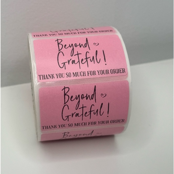 Thank You Stickers for Poshmark 2" | shipping supplies 100 pcs - Picture 6 of 13